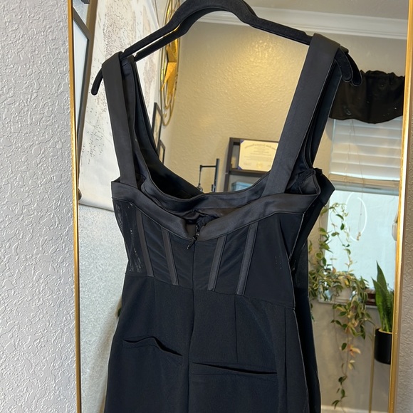 HOUSE OF CB 'Mylene' Black Corset Jumpsuit NWOT - Picture 14 of 15